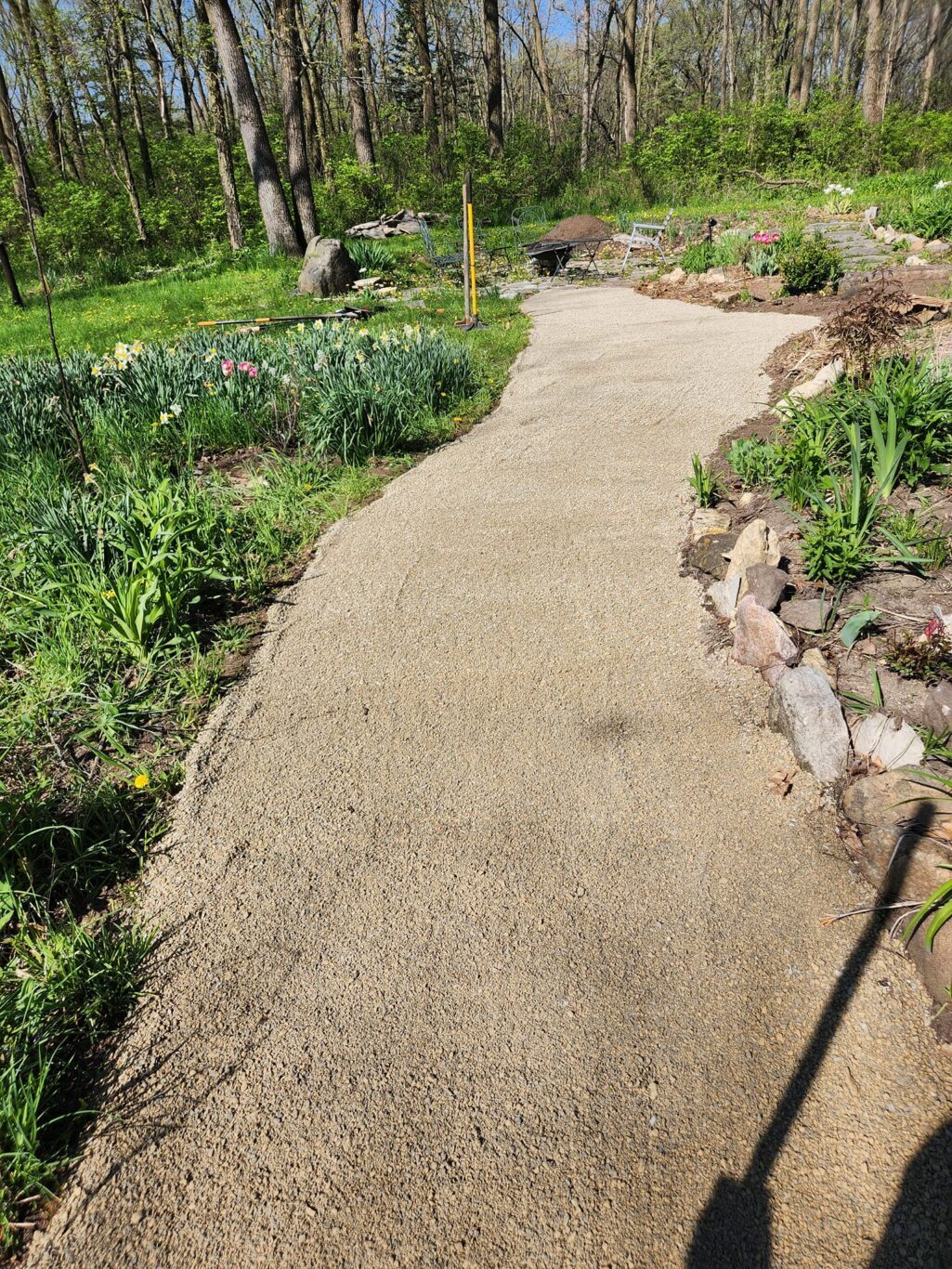 Gravel Walkway Complete for Client! Bello Property Services